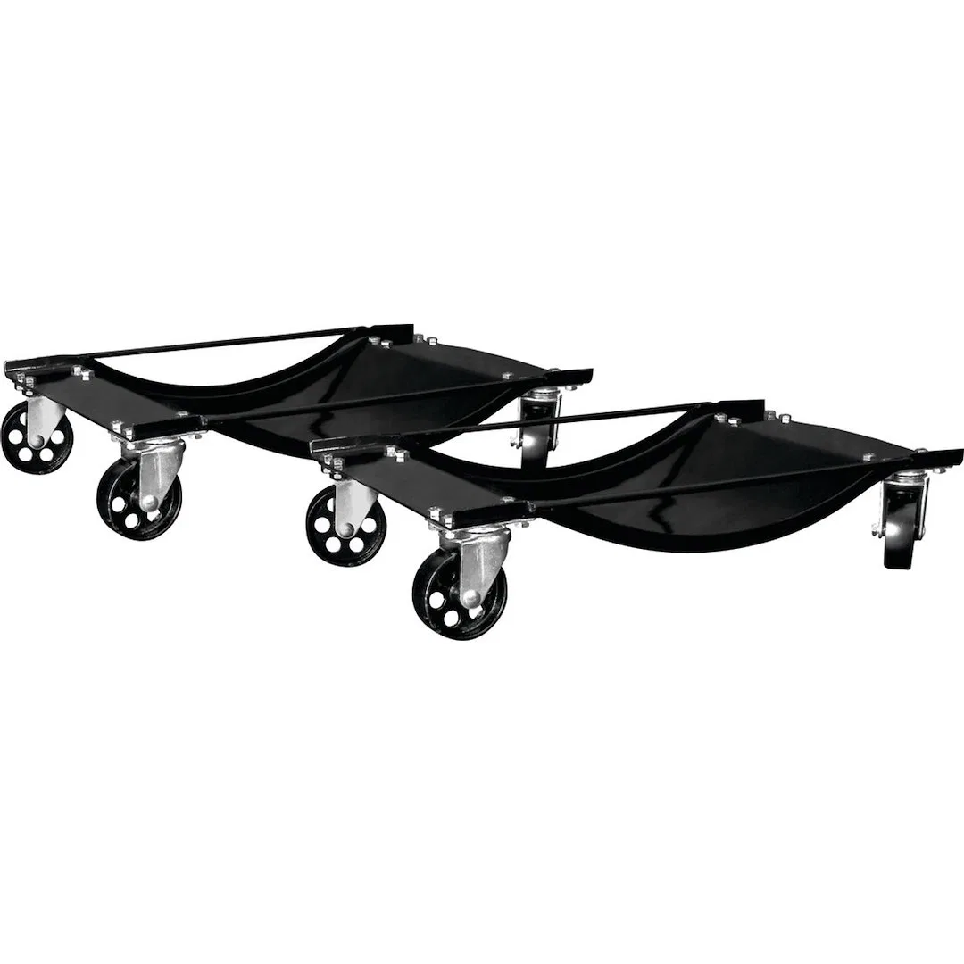 W54013 – PERFORM TOOL Wheel Dolly, Use To Move Vehicles In Any Direction 1000 Pound Capacity Per Dolly 23-1/2 Inch Le...